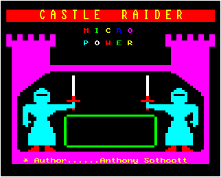 Castle Raider ... an early version of Micropower's Castle Quest